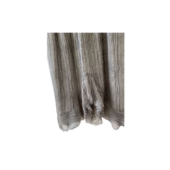 L’Agence Pur Amour Sophie Ruffle Silk Chiffon Cobra Print Dress Women’s Size 10 - Picture 5 of 11